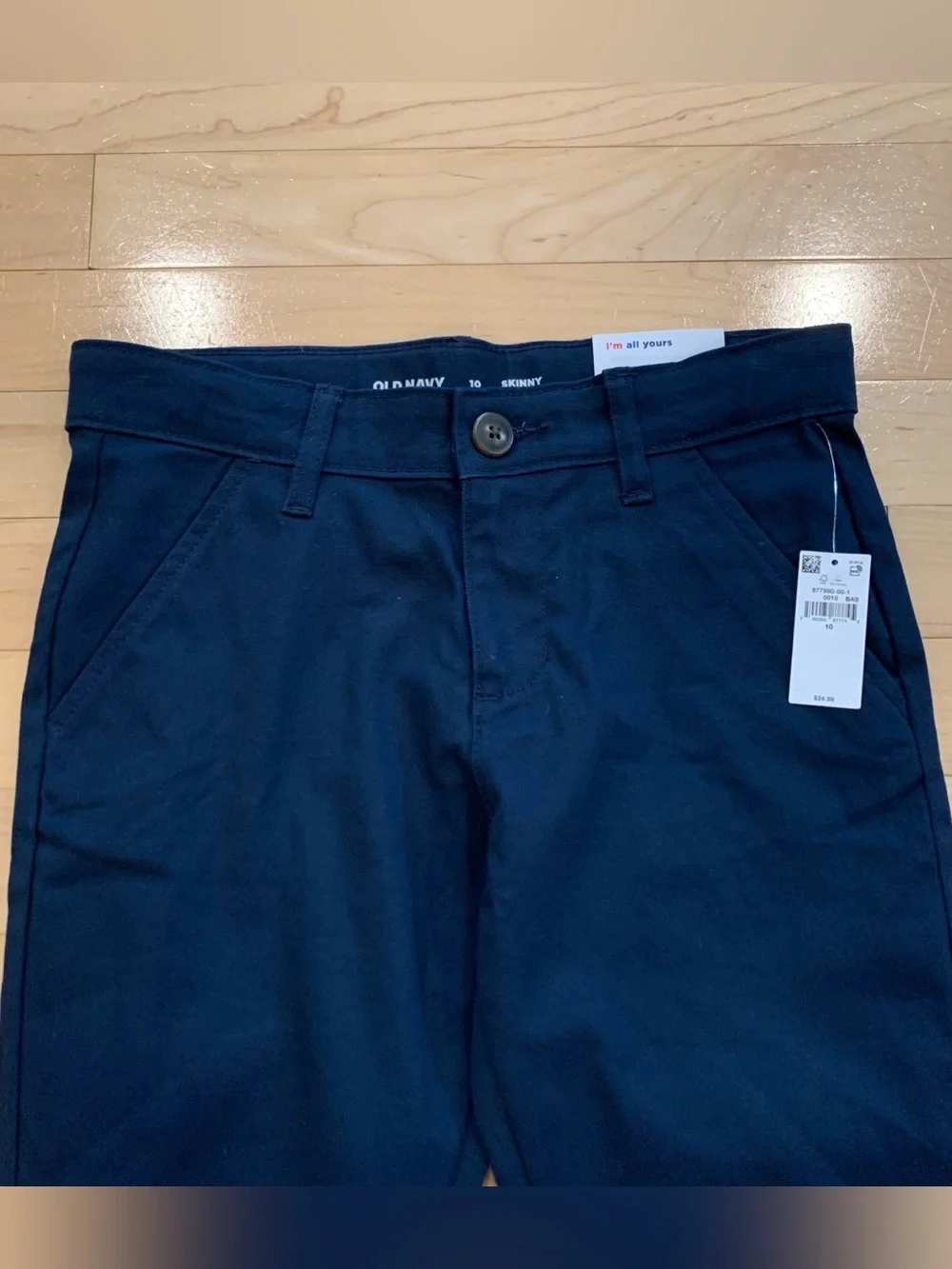 New! Old Navy Skinny Stretch School Uniform Pants – Youth Girls Size 10 – Navy